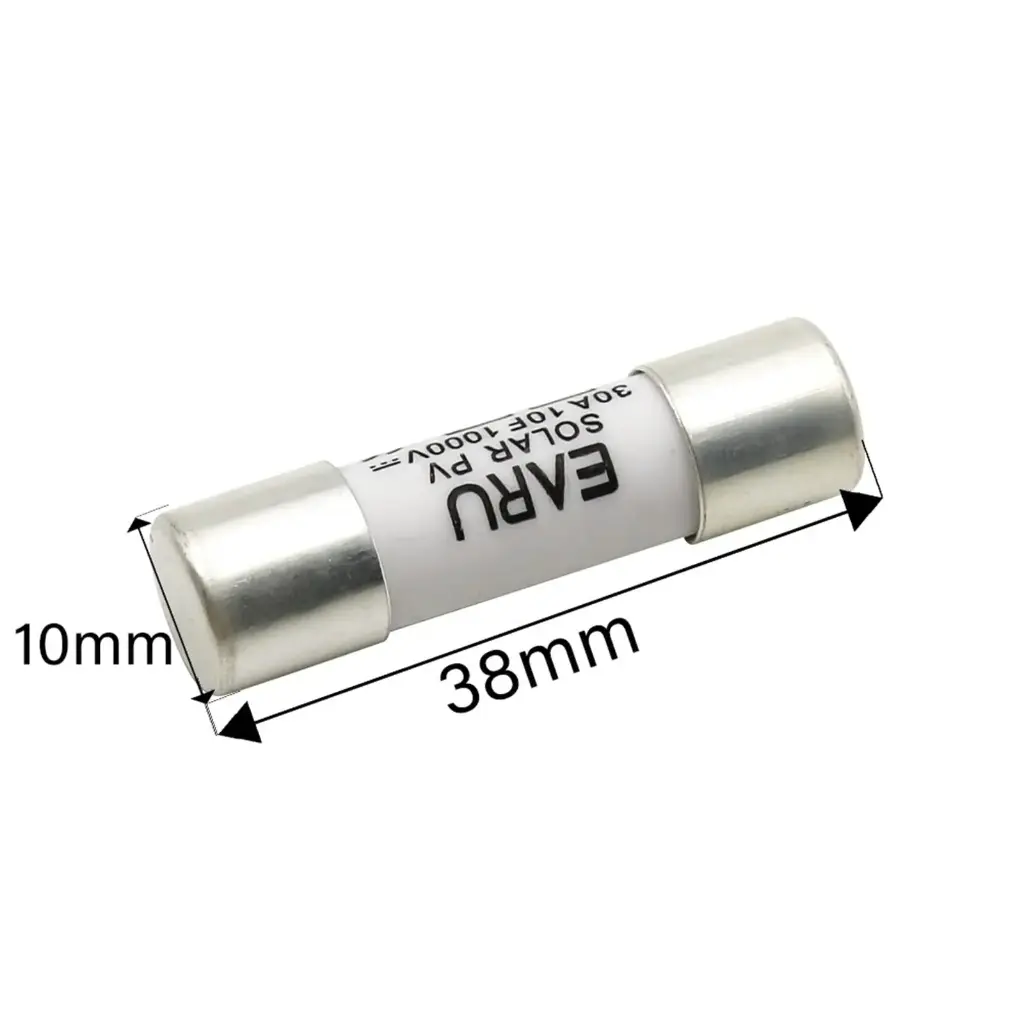 [407] Fusible Cartucho Cerámica 20a 1000v Cd 10x38mm Solar Fotovol