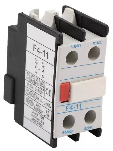 [419] Bloque Contacto Auxiliar F4-11 Para Contactor Na Nc