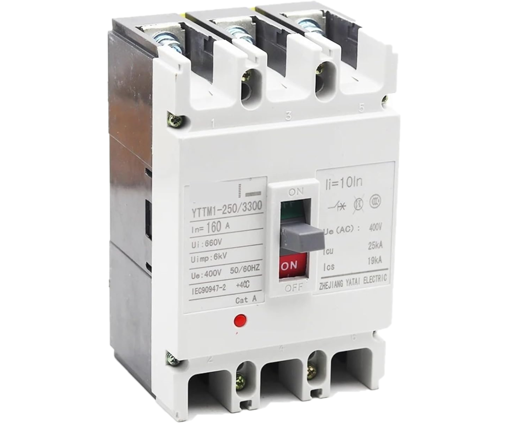 Interruptor Termomagnetico De 160 Amper De 3 Polos 3 Fases