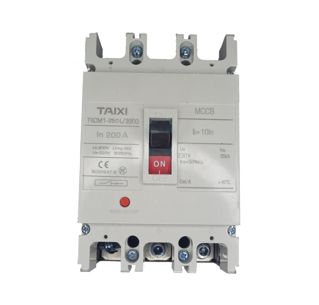 [423] Interruptor Termomagnetico De 200 Amper De 3 Polos 3 Fases