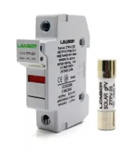 Kit Portafusible Y Fusible 32a 1000v Vca Corriente Alterna