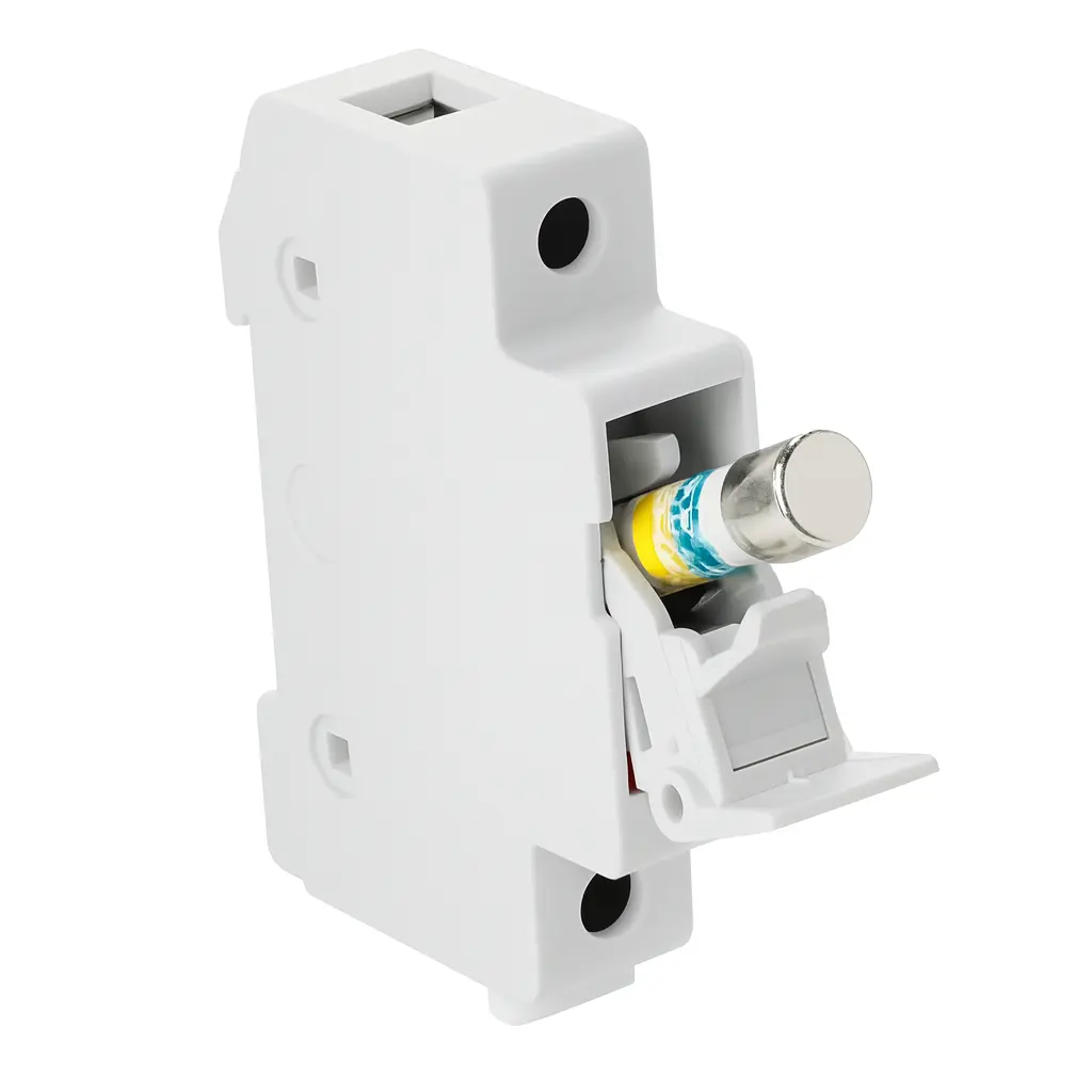 [437] Portafusible 32a 1000v Solar Fotovoltaico Vcd Riel Din