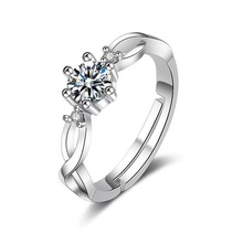 [443] Anillo De Plata 925 Promesa Compromiso Ley Ajustable Amor