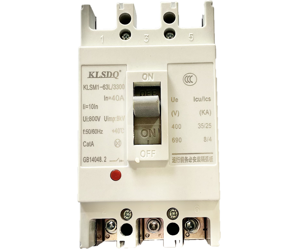 [445] Interruptor Termomagnetico 40 Amper Caja Moldeada 3 Polos