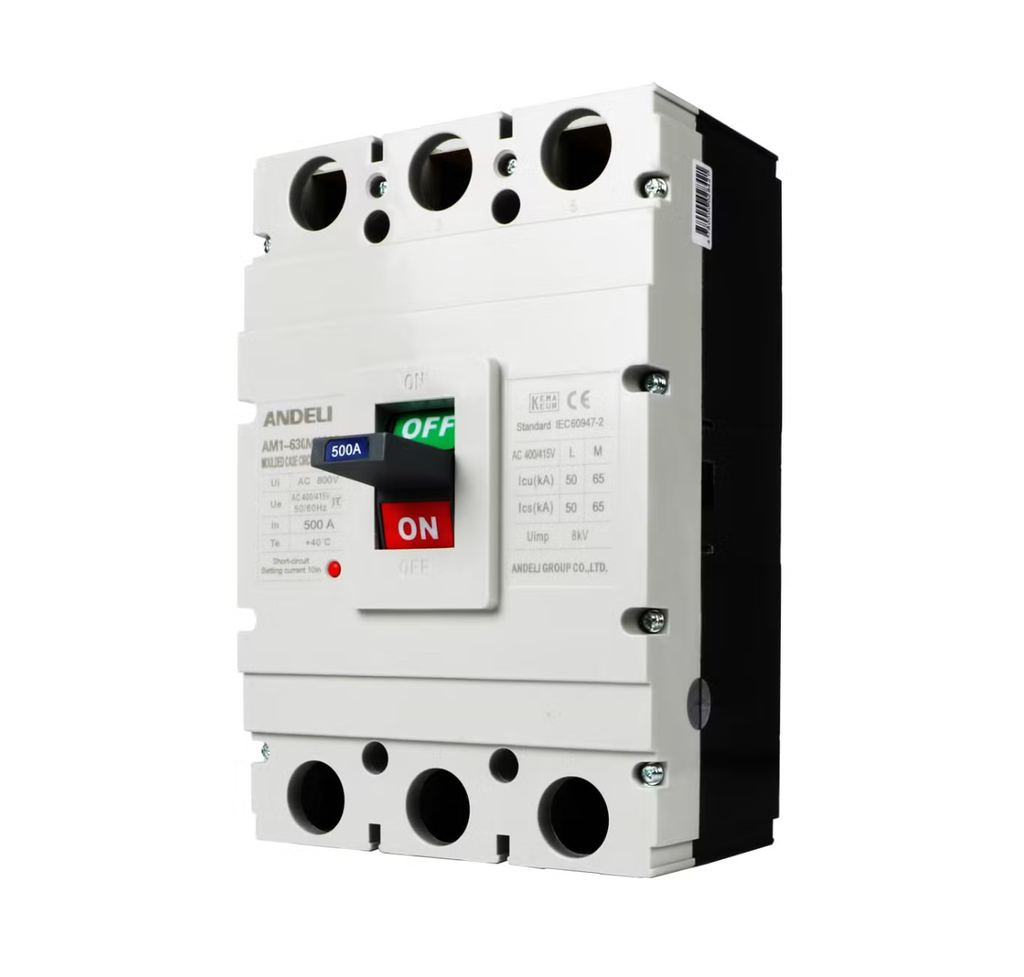 [447] Interruptor Termomagnetico De 500 Amper De 3 Polos 3 Fases