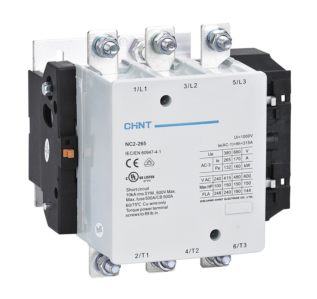 Contactor Chint 330 Amper Bobina 440 Vca Mod. Nc2-330