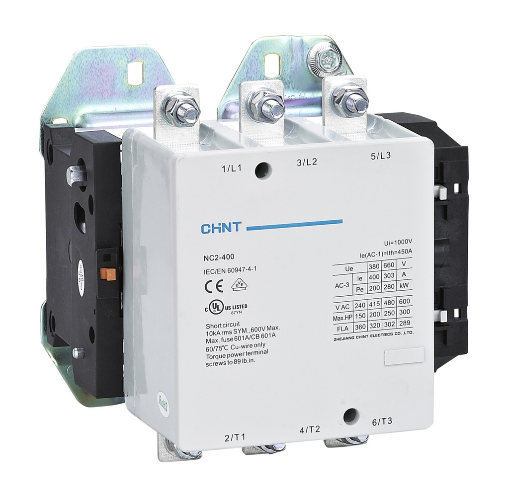 Contactor Chint 400 Amper Bobina 110 Vca Mod. Nc2-400