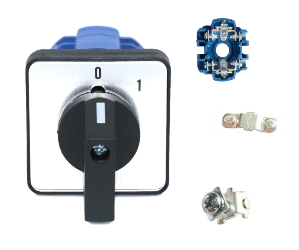 [479] Selector 2 Posiciones 0-1 Para 32 Amper 2 Polos 12 Terminal