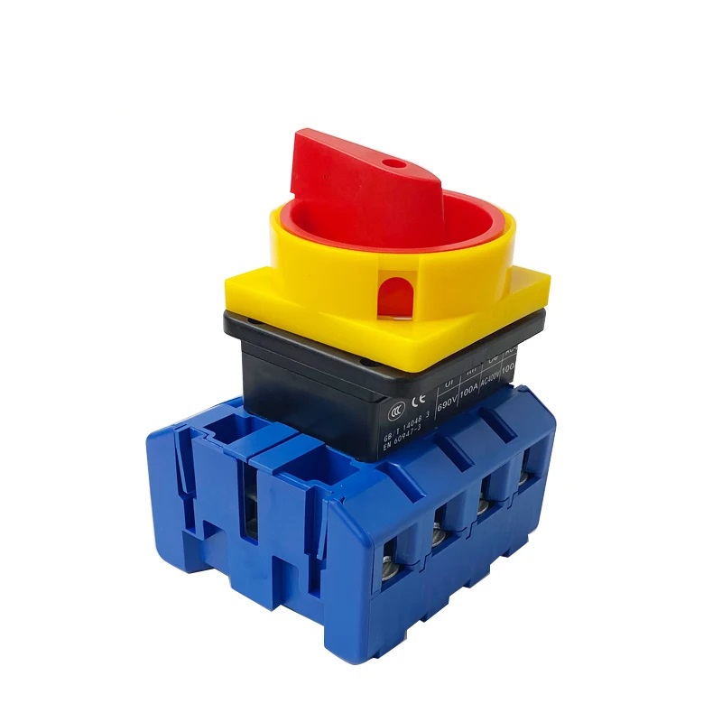 Switch Principal Selector 100a 4p Interruptor Rotativo Trifa