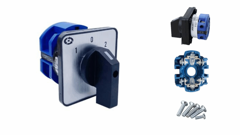 [514] Selector Reversible 3 Posiciones 1-0-2 P/ 63 Amp 1 Polo Swit