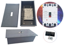 Gabinete + Interruptor 100 Amper Caja Moldeada 3 Polos Termomagnetico EMPOTRAR