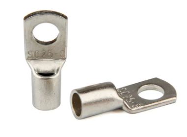 [541] Terminal Zapata Cobre Sc25-8 Estañado Anillo A Tope P/ Cable