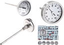 Termometro Bimetalico 0-100 Grados Largo 70mm 1/4 Npt Cocina