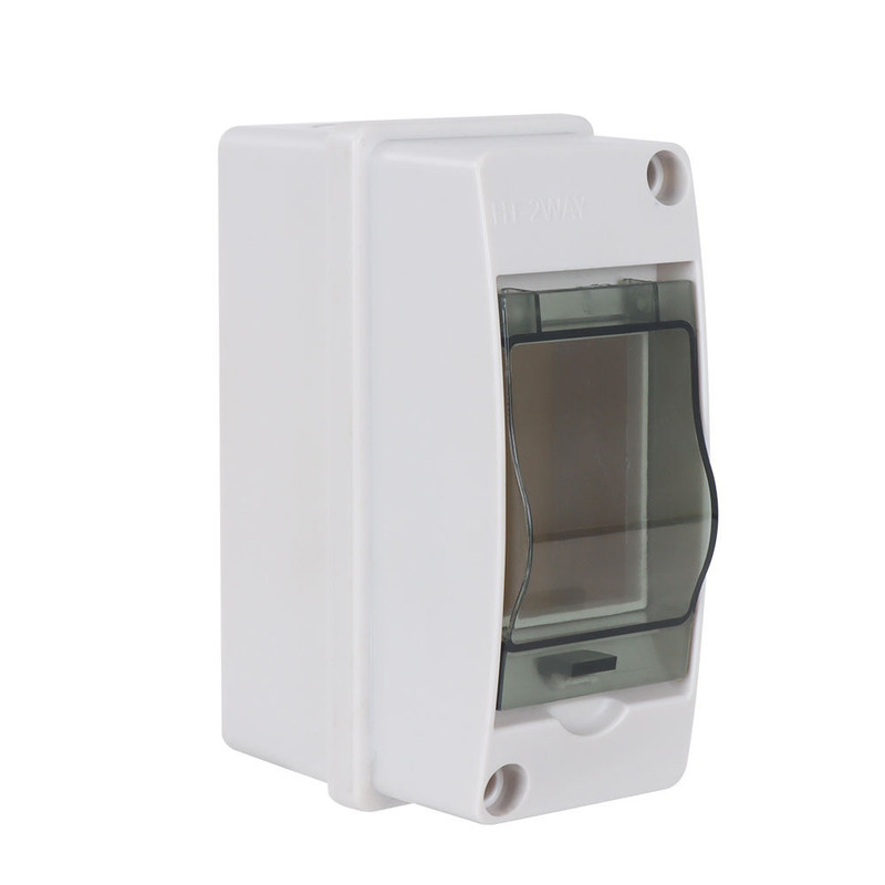 [563] Caja Gabinete 2 Pastillas Ip65 Interperie Centro Carga Riel