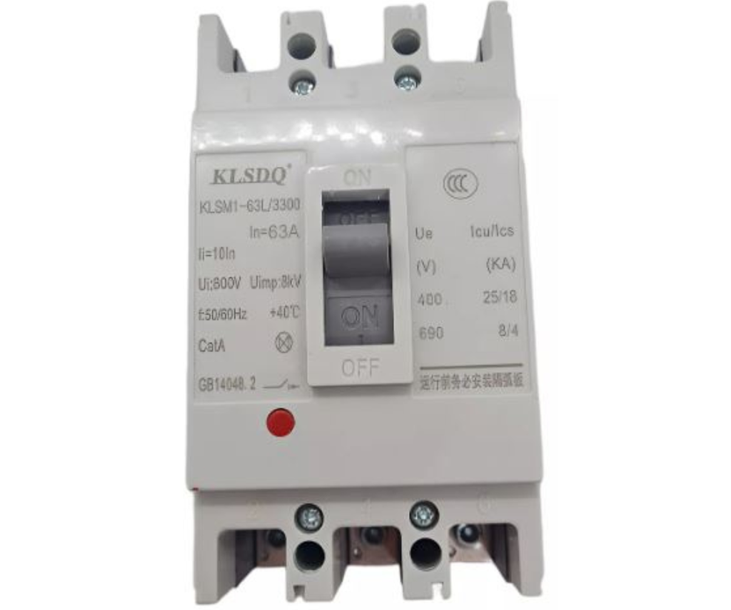 [579] Interruptor Termomagnético 63 Amper Caja Moldeada 3 Polos