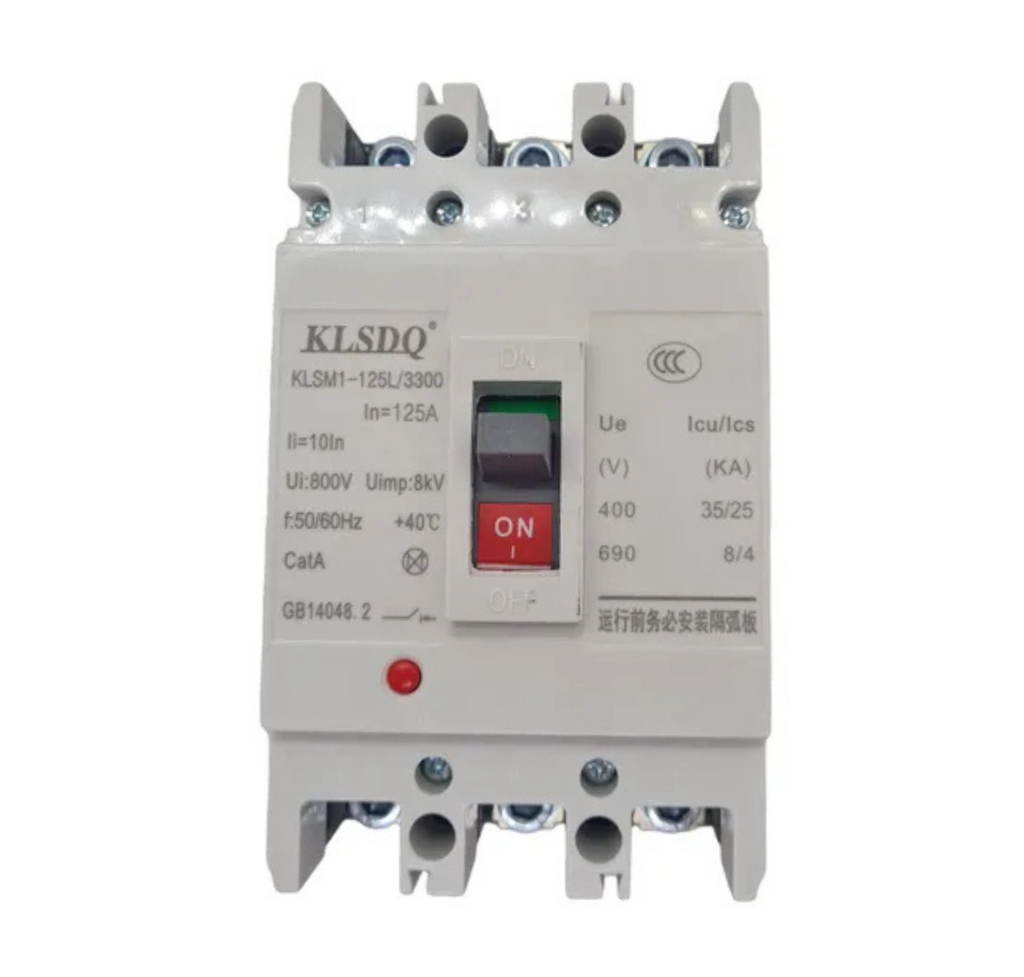 [580] Interruptor Termomagnético De 125 Amper De 3 Polos 3 Fases