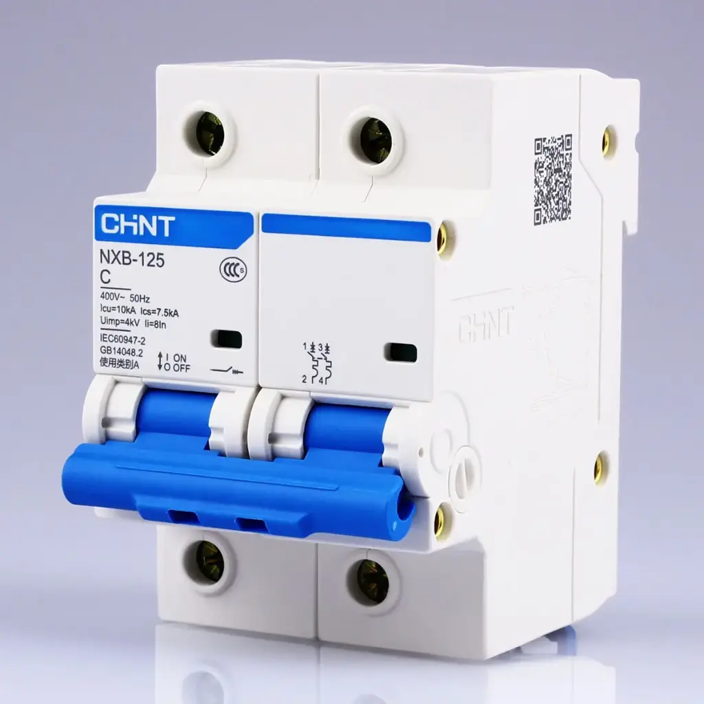 [602] Pastilla Interruptor Termomagnético 100 Amper 2p Vca Riel Di