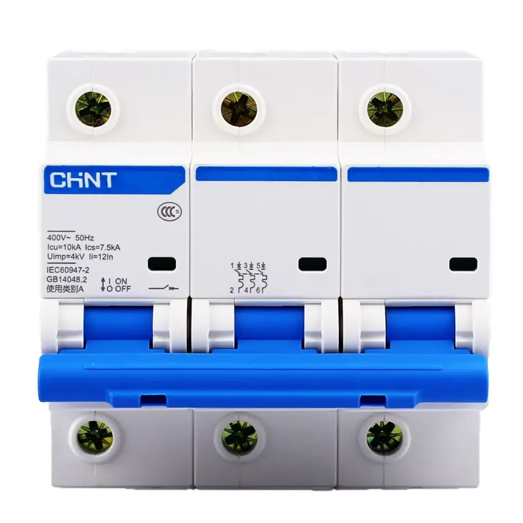 Pastilla Interruptor Termomagnético 100 Amper 3p Vca Riel Di