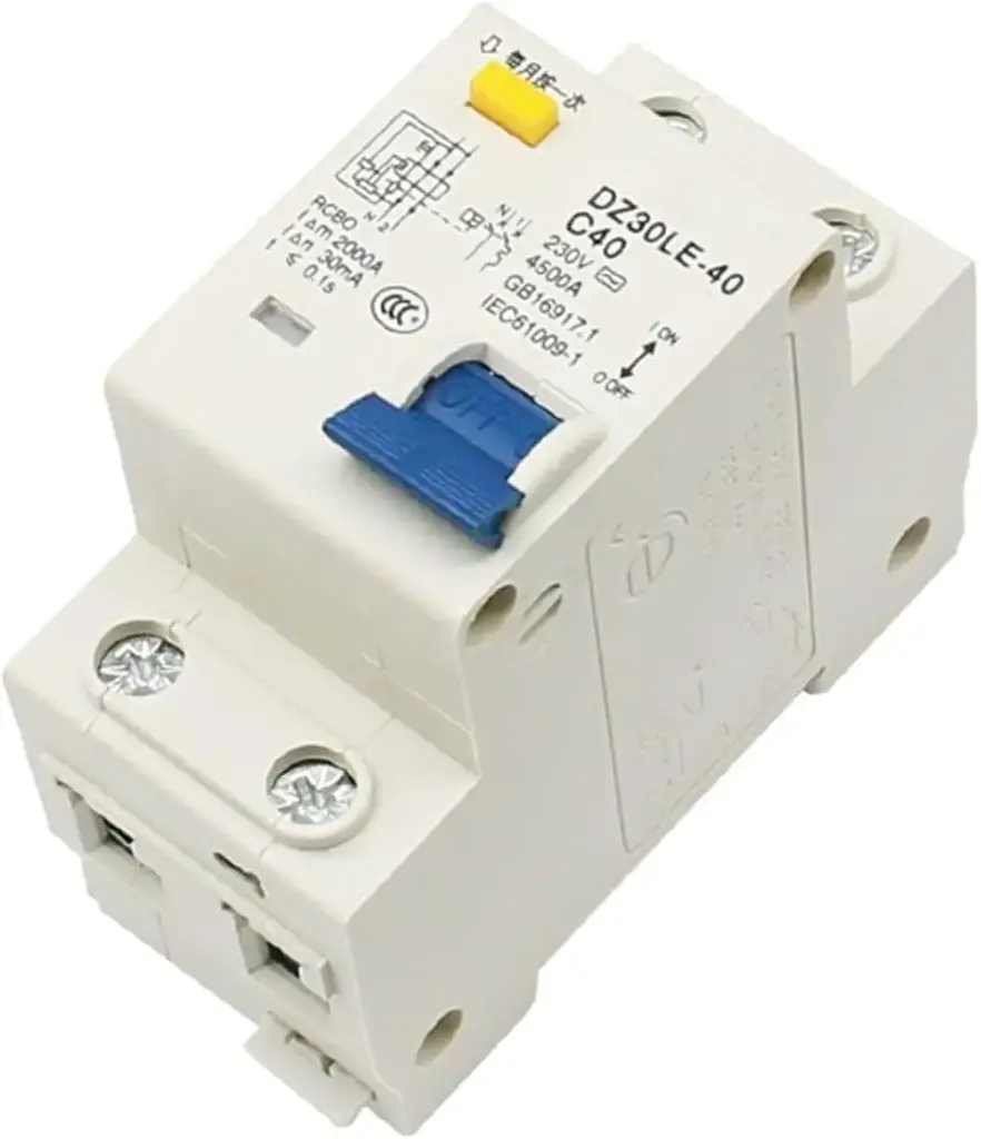 [608] Interruptor Disyuntor Diferencial 40a L+n Breaker Fuga Tierr