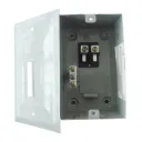 Centro De Carga Qod 2 Espacios Polos Breaker 2p Empotrar