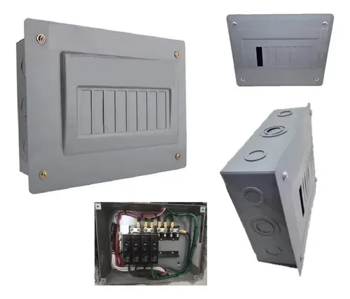 Centro De Carga Qod 8 Espacios Polos Breaker 8p Empotrar