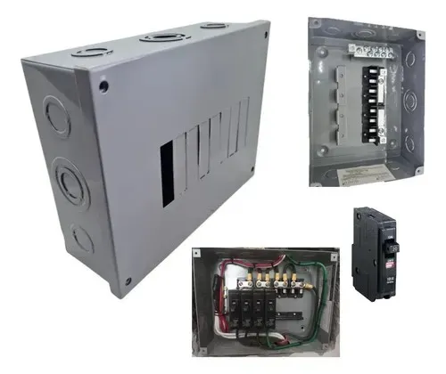 Centro De Carga Qod 8 Espacios Polos Breaker 8p Sobreponer