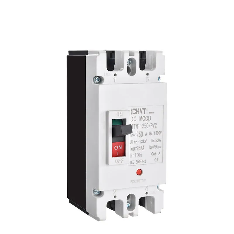 [616] Interruptor Disyuntor 63a 2p Breaker Dc Solar Cd Moldeada