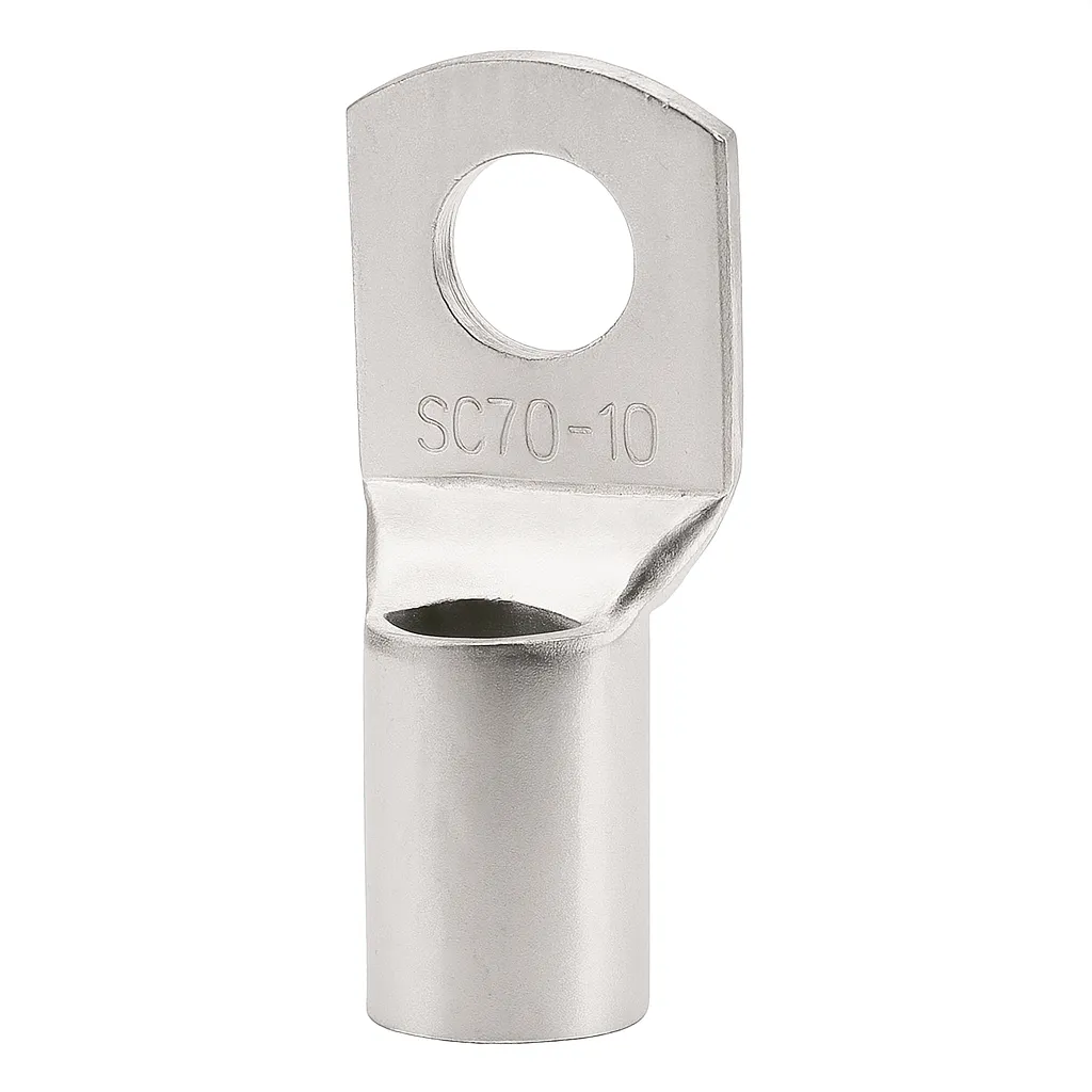 Kit 6 Terminales Zapata Cobre Sc120-10 Estañado Anillo Tope