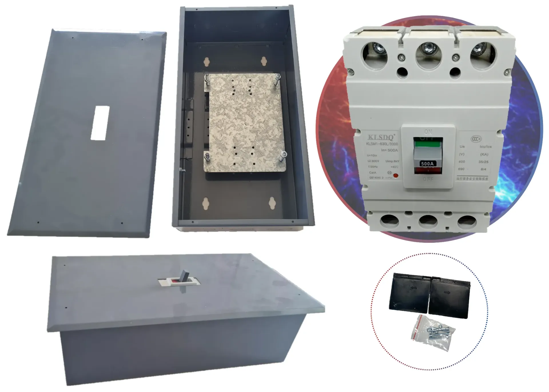 GABINETE + INTERRUPTOR 500 A EMPOTRAR SKU: 631, 633 y 447