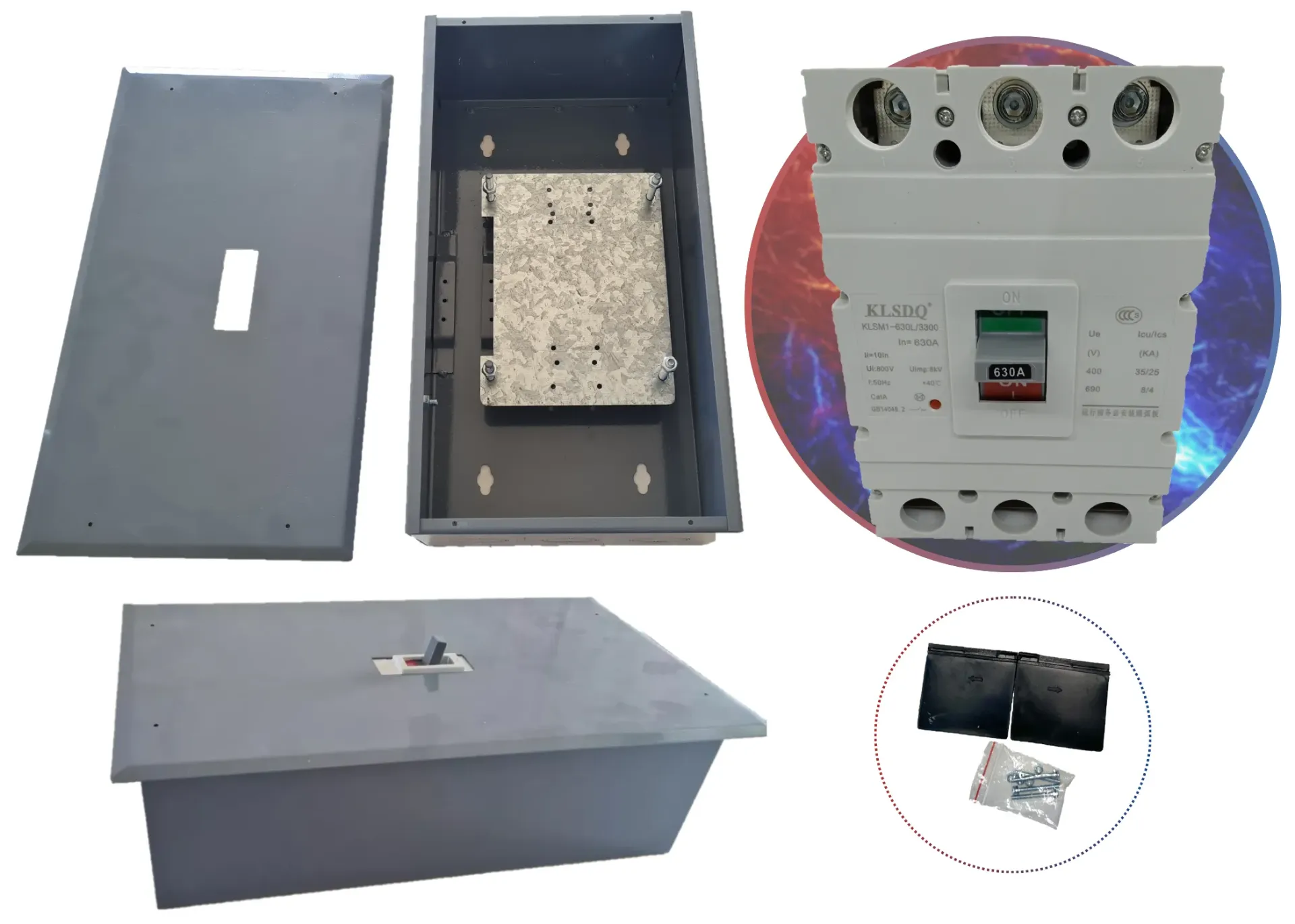 GABINETE + INTERRUPTOR 630 A EMPOTRAR SKU: 631, 633 y 448