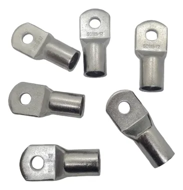 [645] Kit 6 Terminales Zapata Cobre Sc185-12 Estañado A Tope Cable Plateado