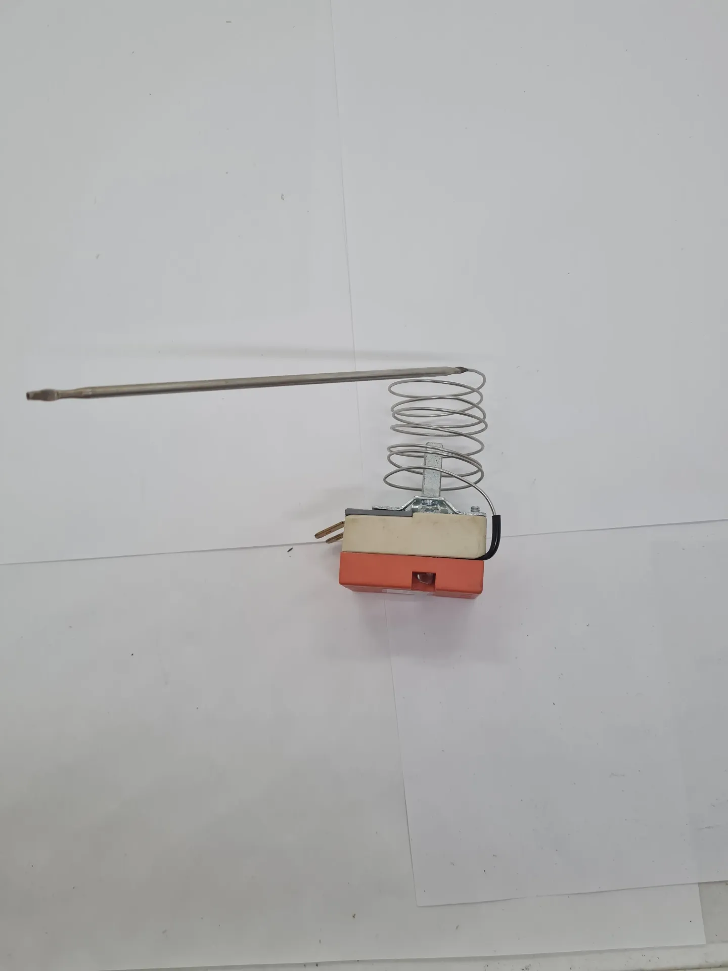 [646] Termostato 50 A 300 Grados Ac 16a Control Temperatura Horno - 2 Terminales Varilla Larga