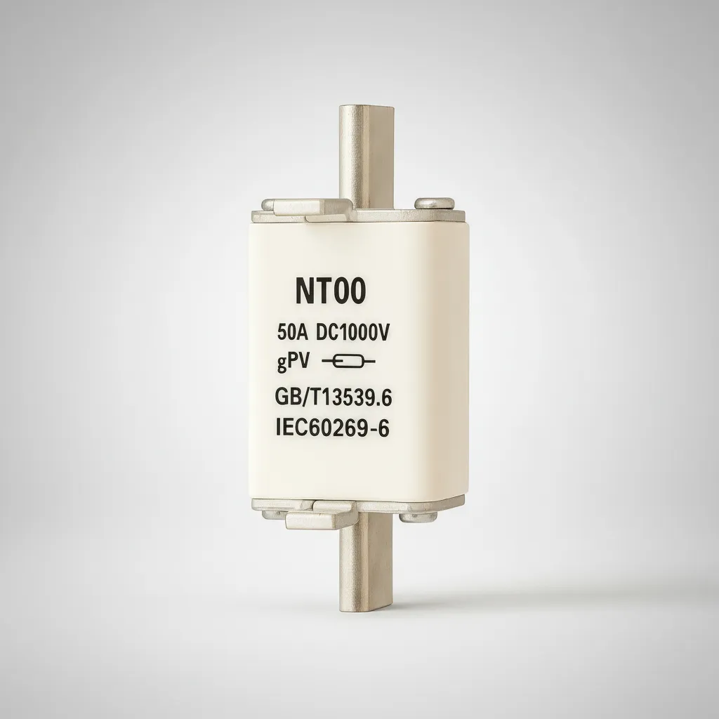 Fusible Solar Gpv 50a 1000v Cd Nt00/nh00 Fotovoltaico Rapido