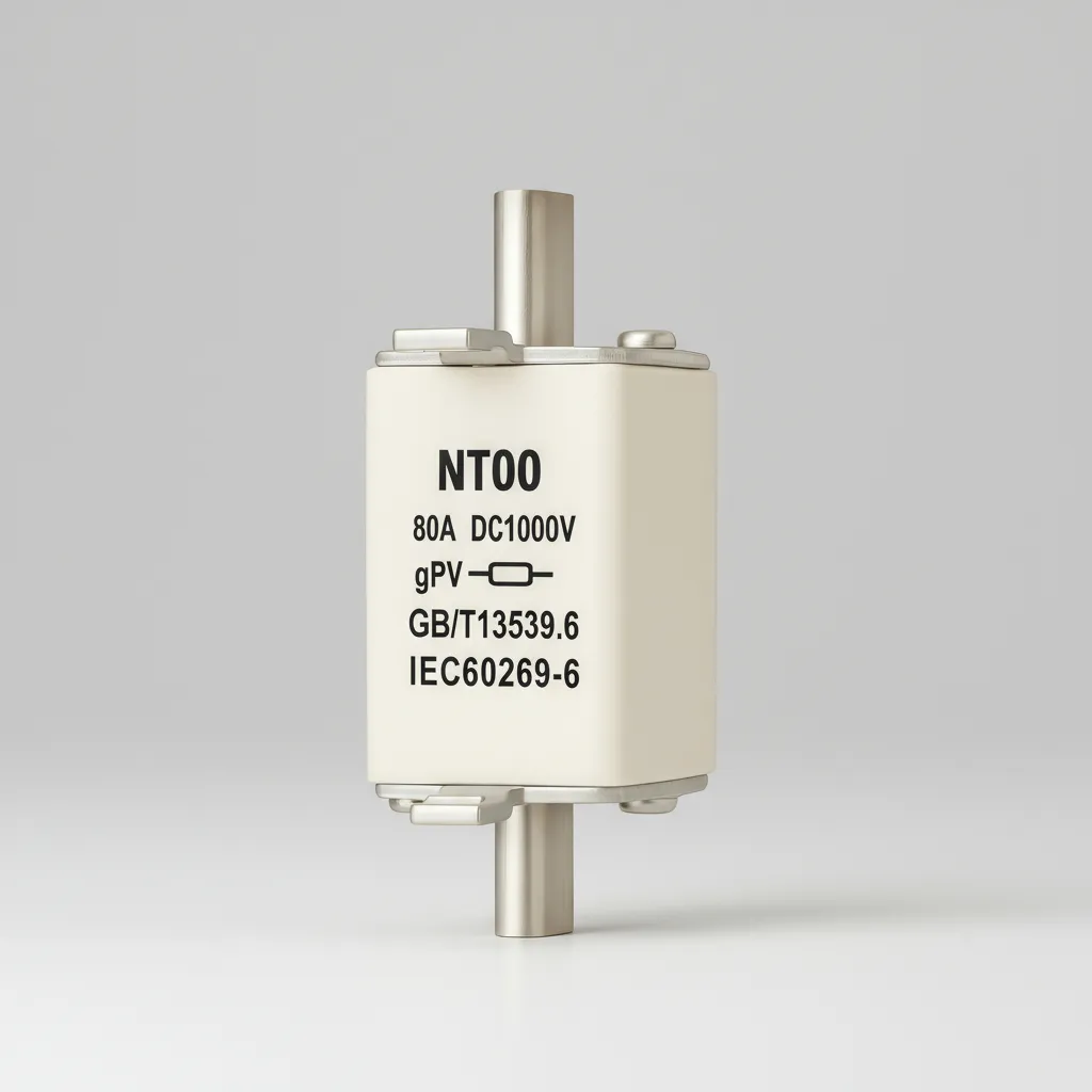 Fusible Solar Gpv 80a 1000v Cd Nt00/nh00 Fotovoltaico Rapido