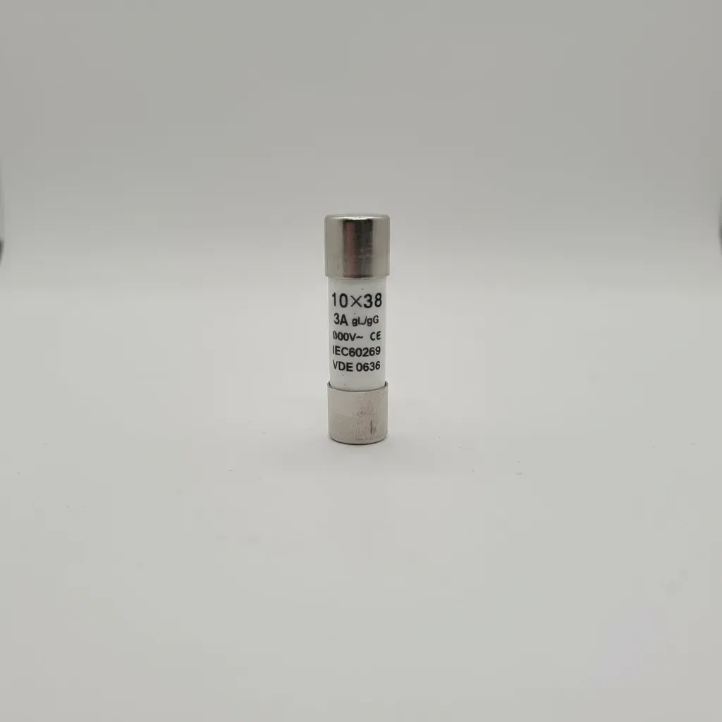 [671] Fusible Cartucho Cerámica 3a 1000v De Ca 10x38mm