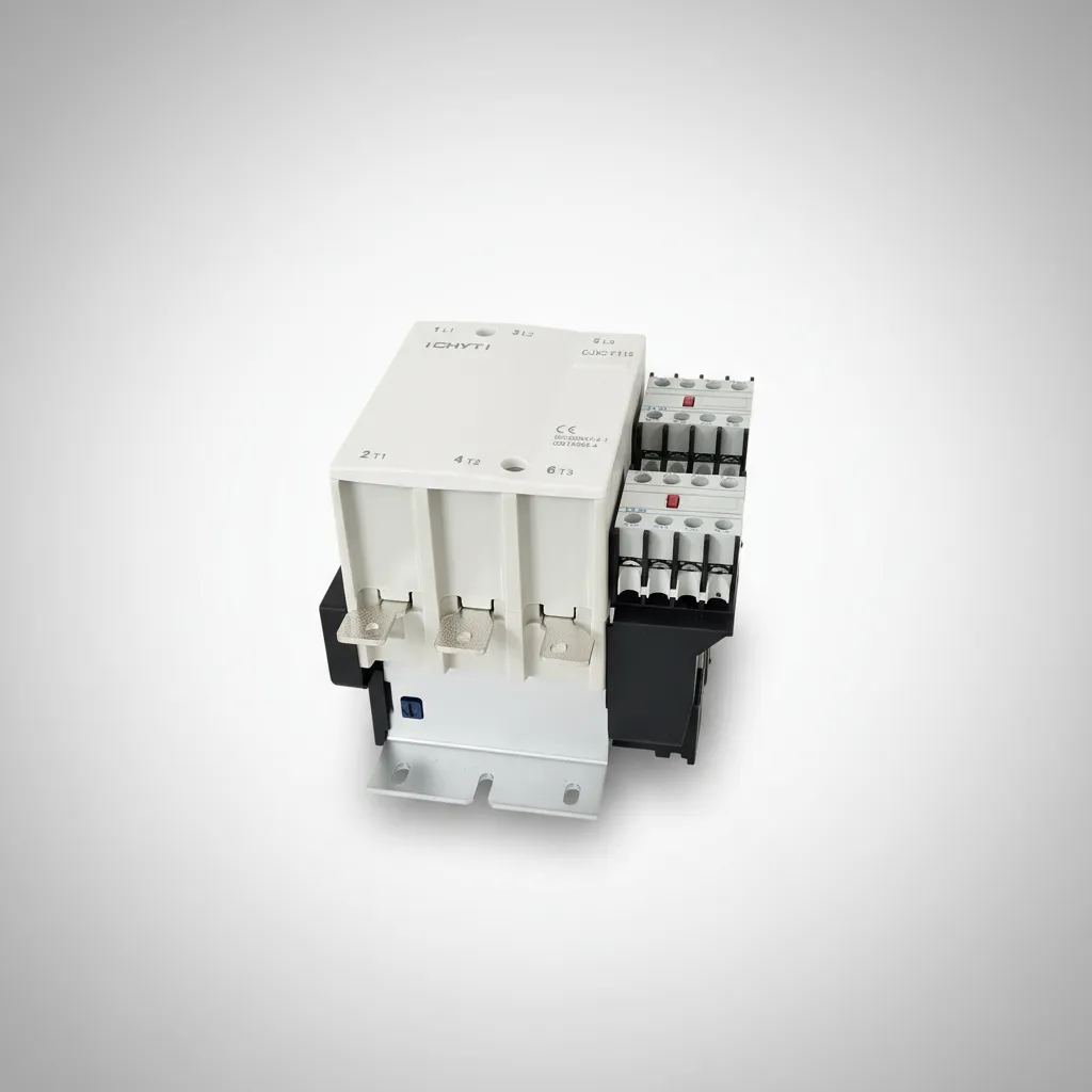 Contactor Trifasico Cjx2 115a 3p Bobin 110v Compatible Chint