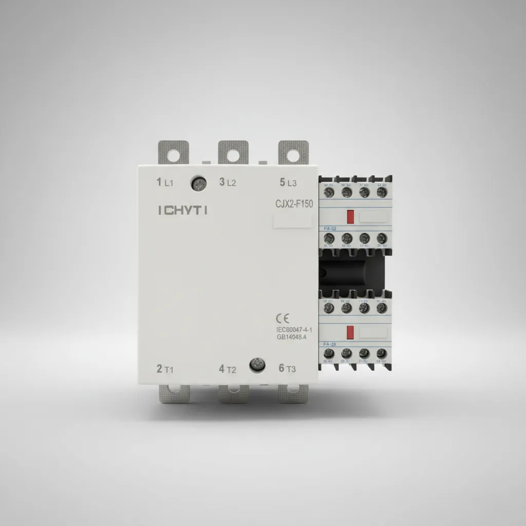 Contactor Trifasico Cjx2 150a 3p Bobin 110v Compatible Chint