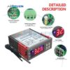 Control Temperatura Stc-1000 110vac Refrigeracion Termostato - Imagen 5