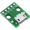 Adaptador Micro Usb A Dip 2.54mm 5 Pines Hembra Pcb