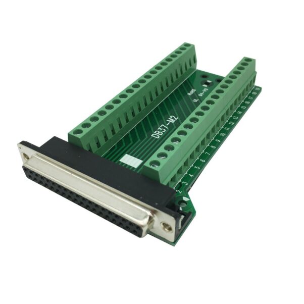 Adaptador Hembra Db37-m5 Riel Din Terminal Clemas Conector