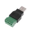 Adaptador Usb Macho A Clemas Borne Terminal Conector 5 Pines - Imagen 6