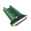 Adaptador Hembra Db37-m5 Riel Din Terminal Clemas Conector - Imagen 2