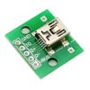 Adaptador Mini Usb Hembra A Dip 2.54mm Conector Hw-768 - Imagen 3