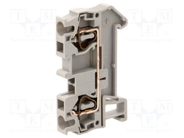 Clema Borne St4 4mm Awg 28-10 800v 32a Riel Din 35mm - Imagen 2