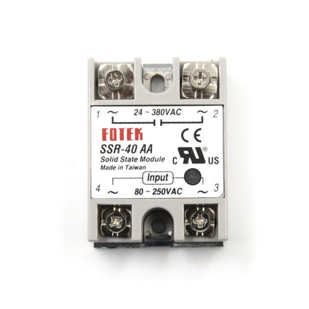 Relevador De Estado Solido Ssr-40aa Fotek - Imagen 4