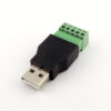 Adaptador Usb Macho A Clemas Borne Terminal Conector 5 Pines