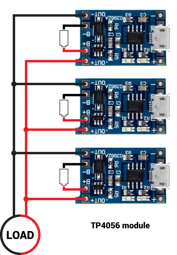 Modulo Cargador De Bateria Tp4056 Litio Lipo Con Proteccion - Imagen 3