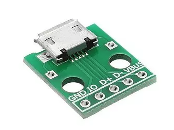 Adaptador Micro Usb A Dip 2.54mm 5 Pines Hembra Pcb - Imagen 4
