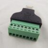 Adaptador Rj45 Macho A Clemas Borne Terminal Conector 8 Pin - Imagen 2