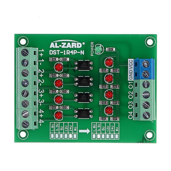 Modulo Optoacoplador 24v A 5v 4 Canales Arduino Mega Uno Plc - Imagen 4